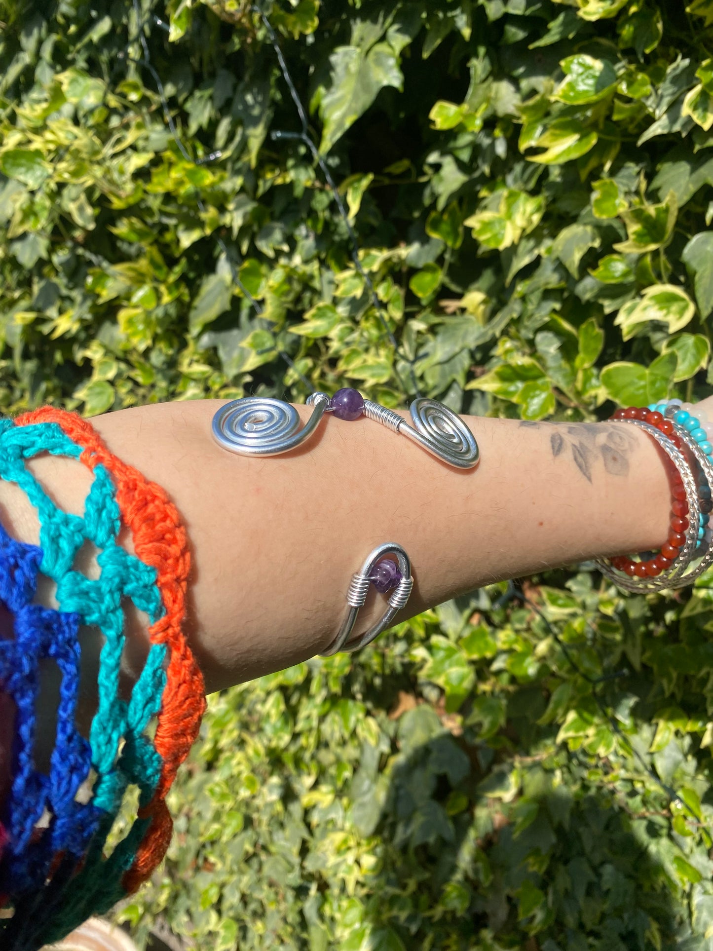 Amethyst Midi Arm Cuff