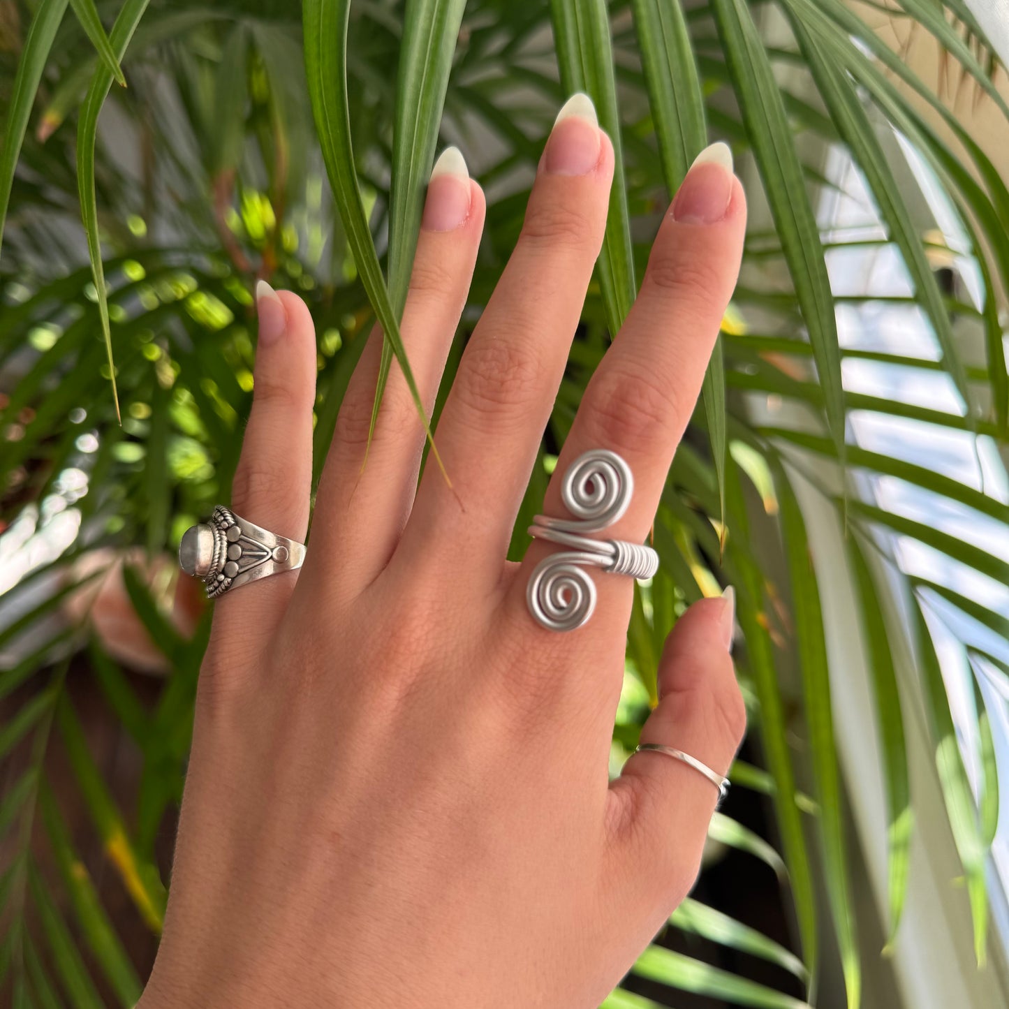 Spiritual Spiral Ring🌱🪬