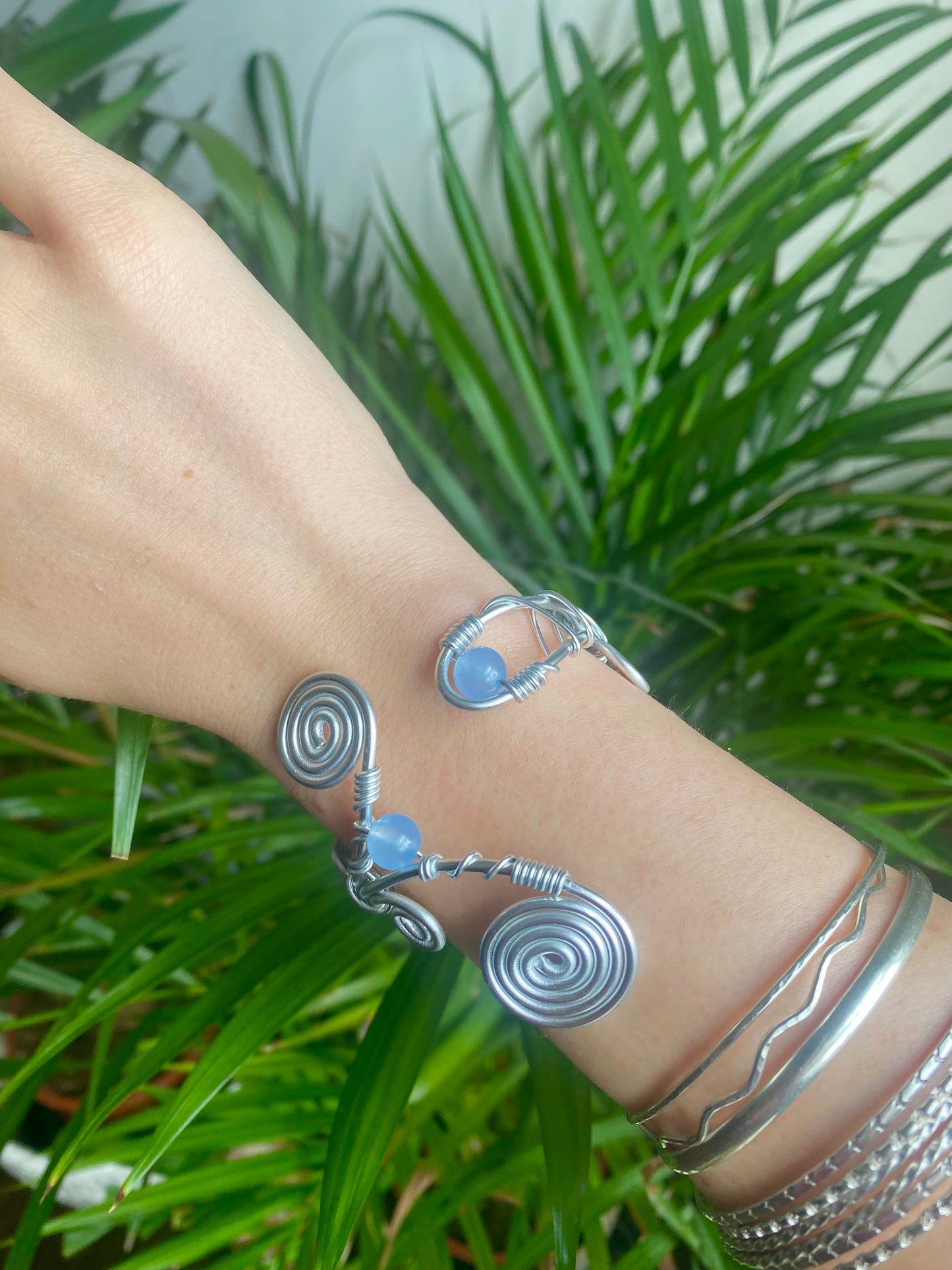 Angelite Wrist Cuff🌱
