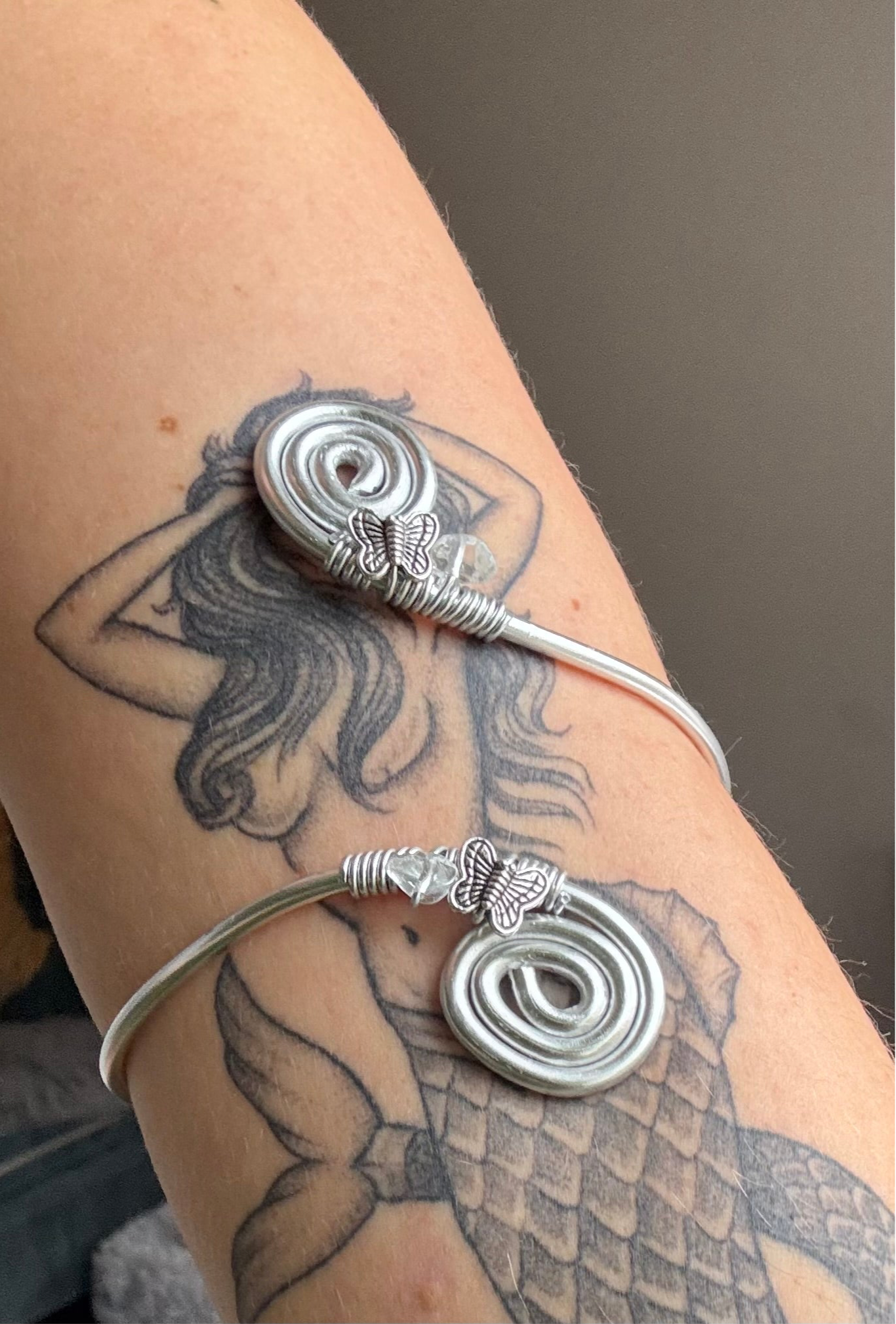 Flutter By Clear Quartz Arm Cuff🦋