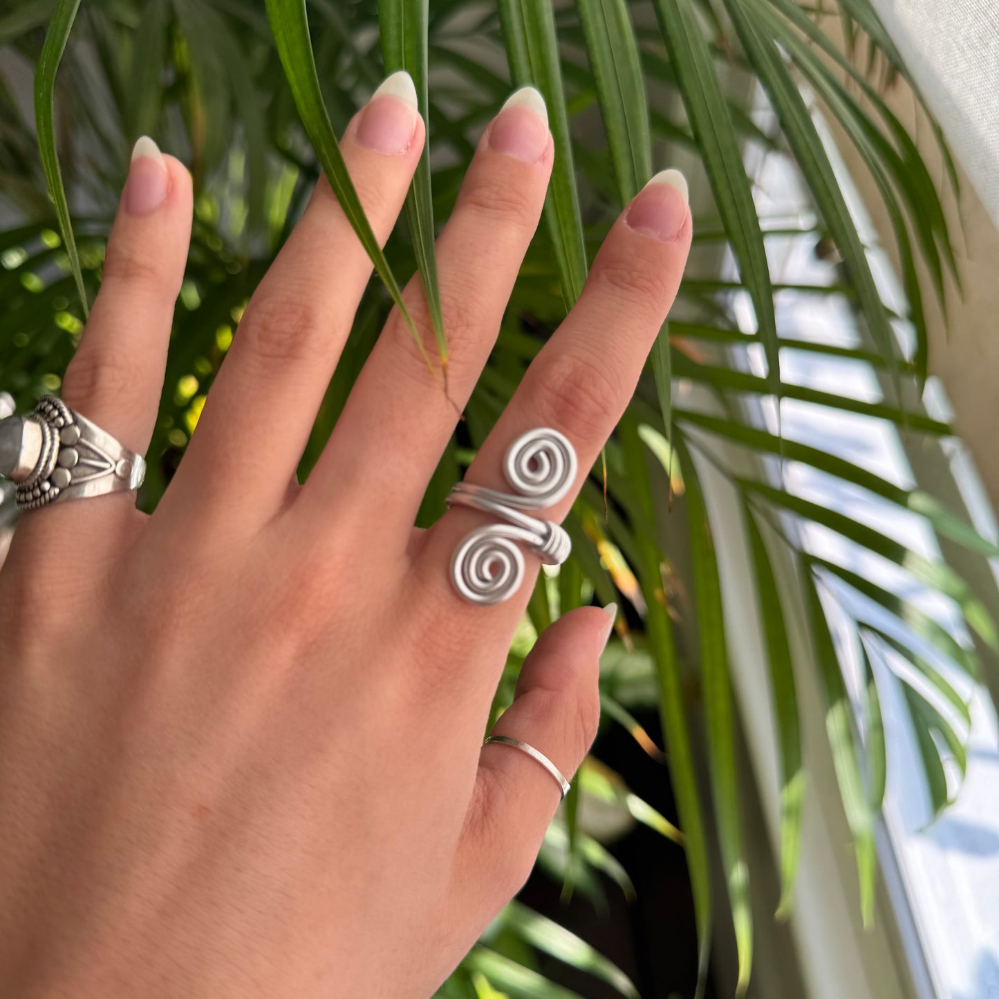 Spiritual Spiral Ring🌱🪬