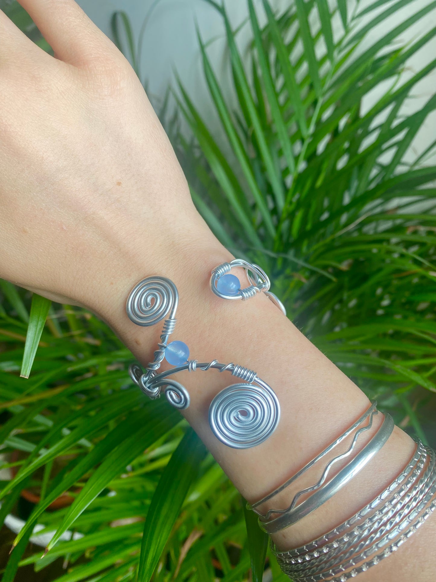 Angelite Wrist Cuff🌱