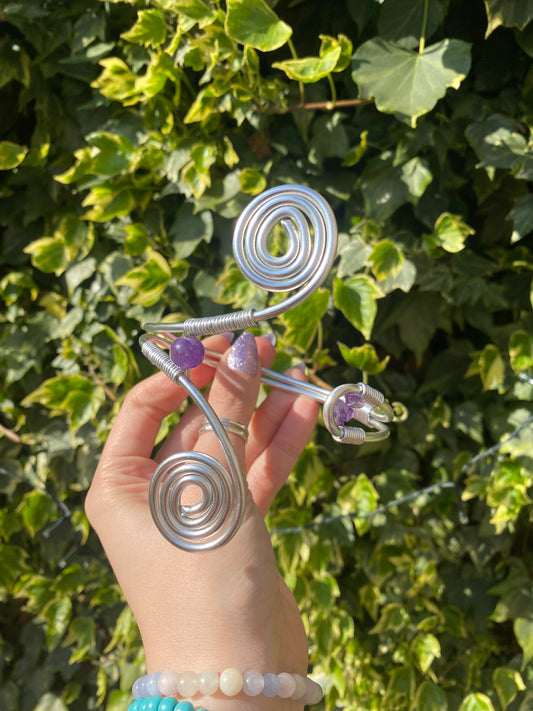Amethyst Arm Cuff