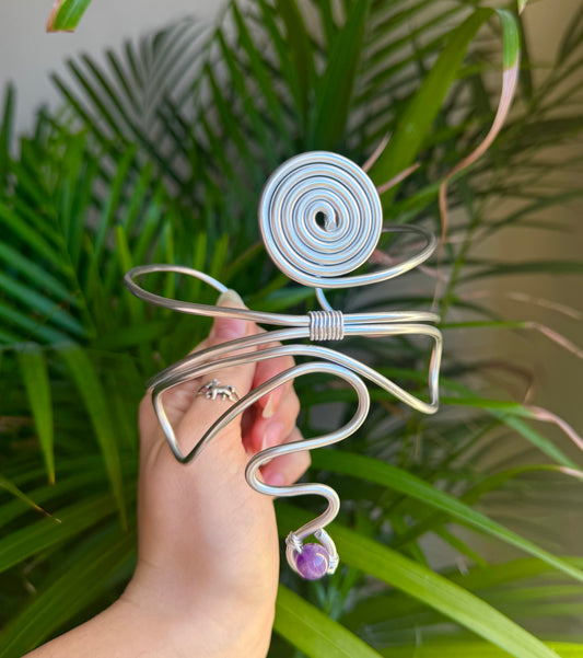 Amethyst Dragonfly Dreams Cuff🪻