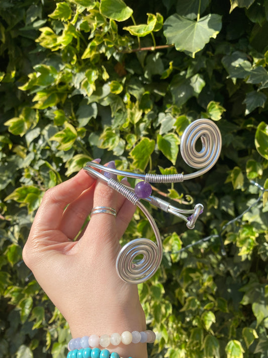 Amethyst Arm Cuff