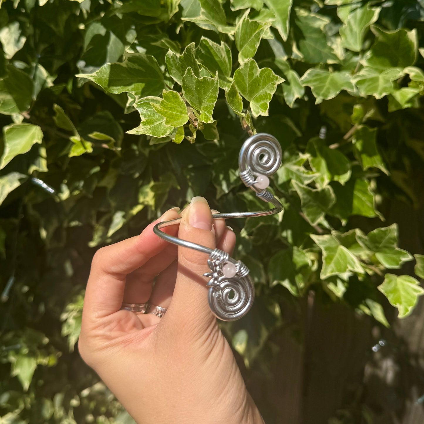 Rose Quartz Fairy Cuff