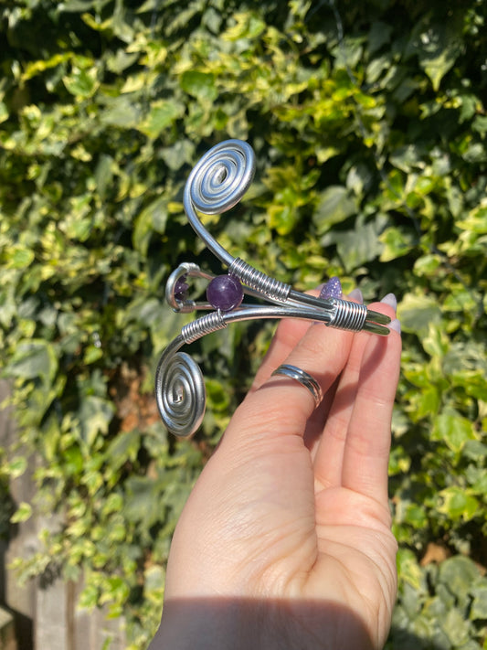 Amethyst Midi Arm Cuff