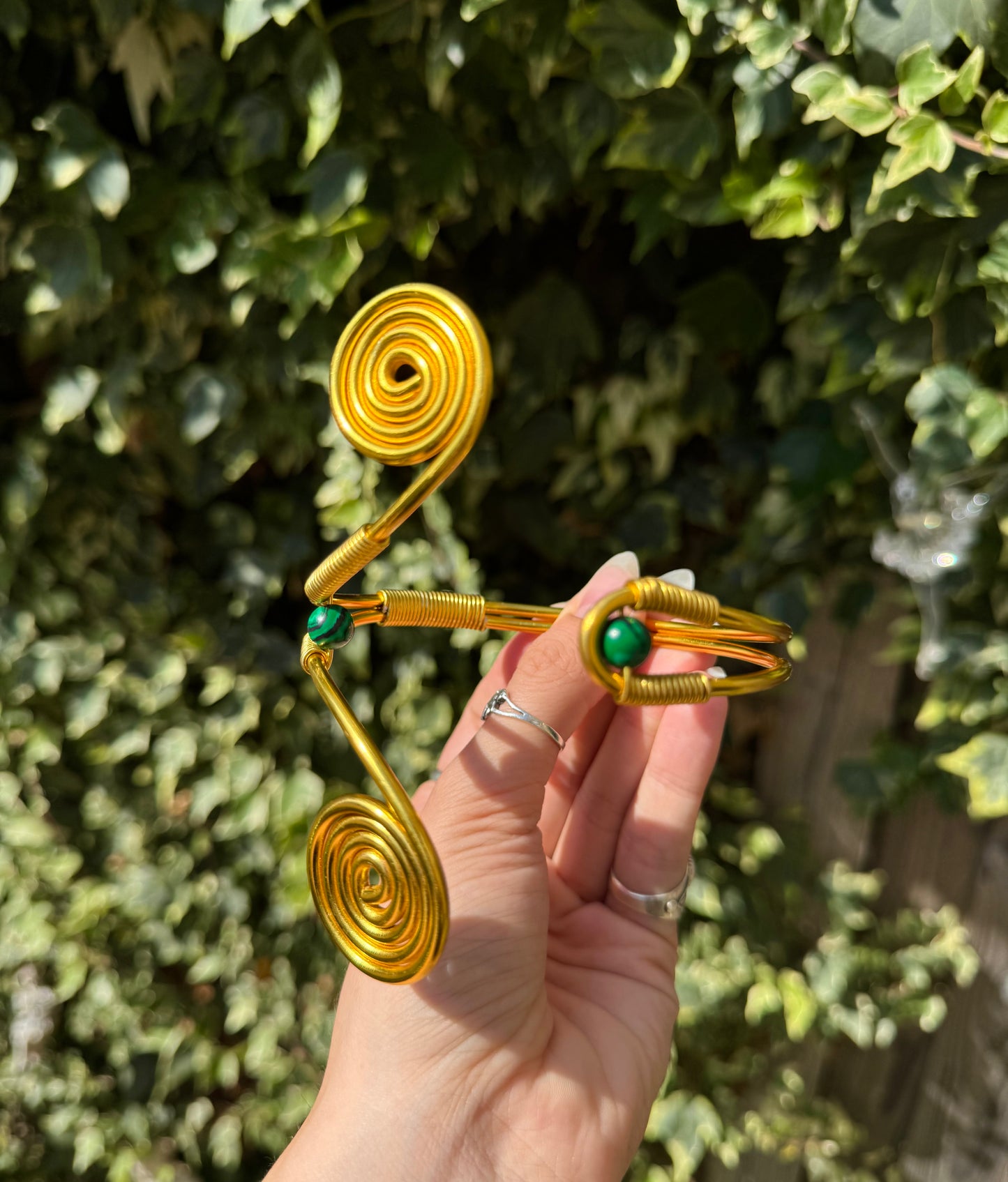 Malachite Arm Cuff🐍