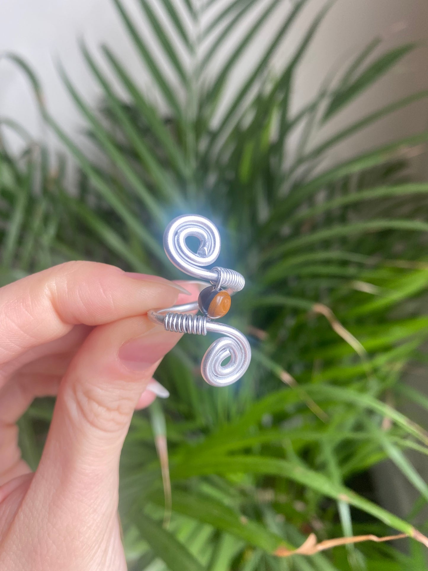 Spiral Gemstone Ring🌀