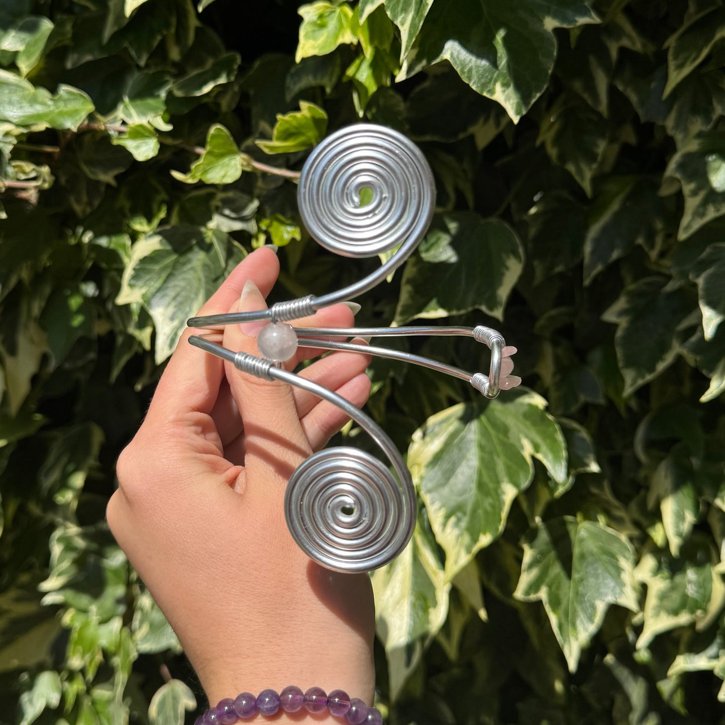 Rose Quartz Arm Cuff🌸