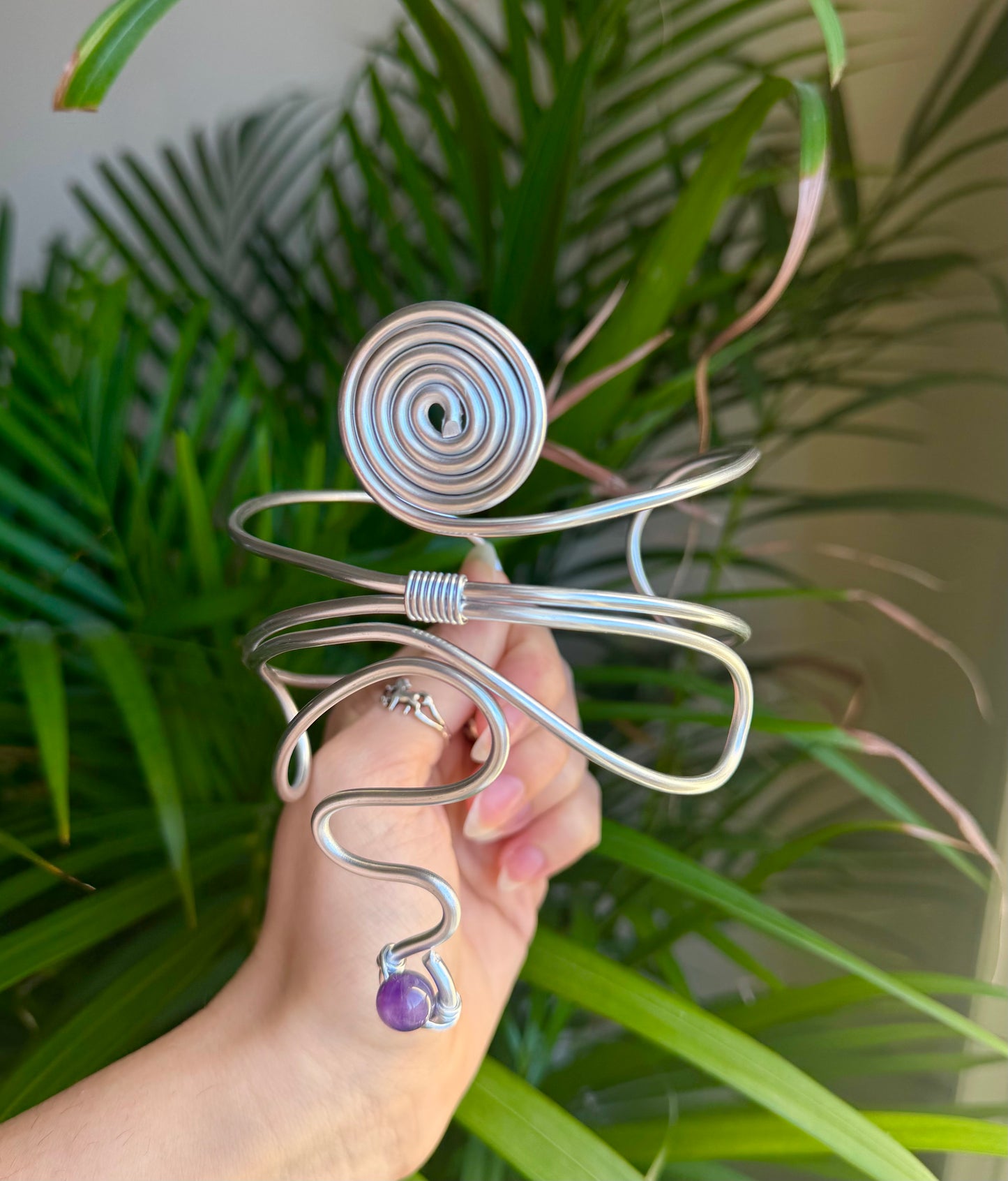 Amethyst Dragonfly Dreams Cuff🪻