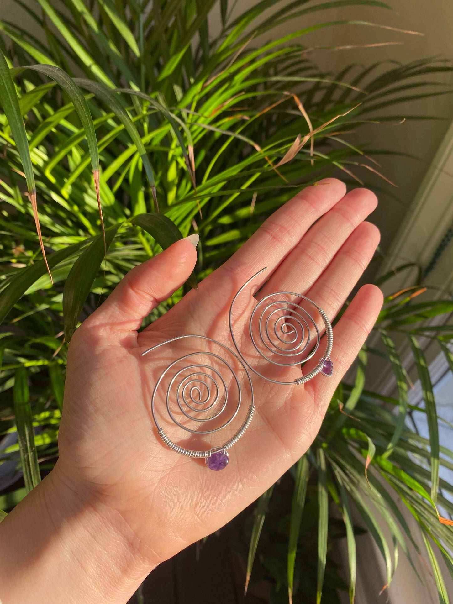 Spiral Hoop Earrings