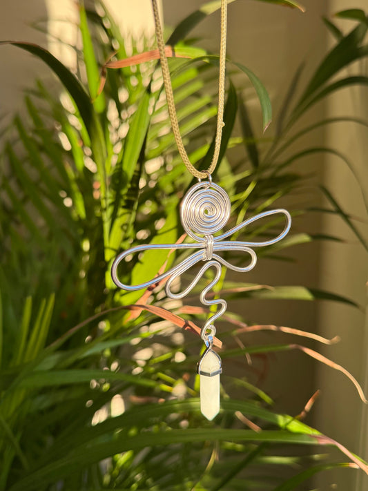 Amazonite Dragonfly Dreams Necklace🦋