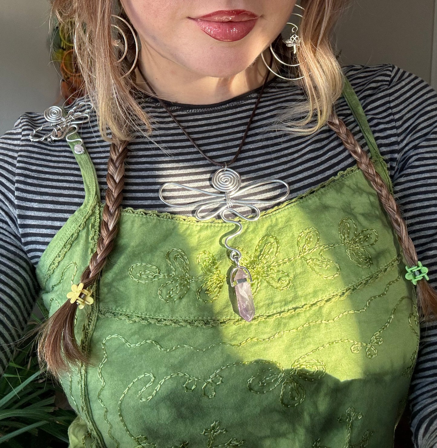 Amethyst Dragonfly Dreams Necklace🌿