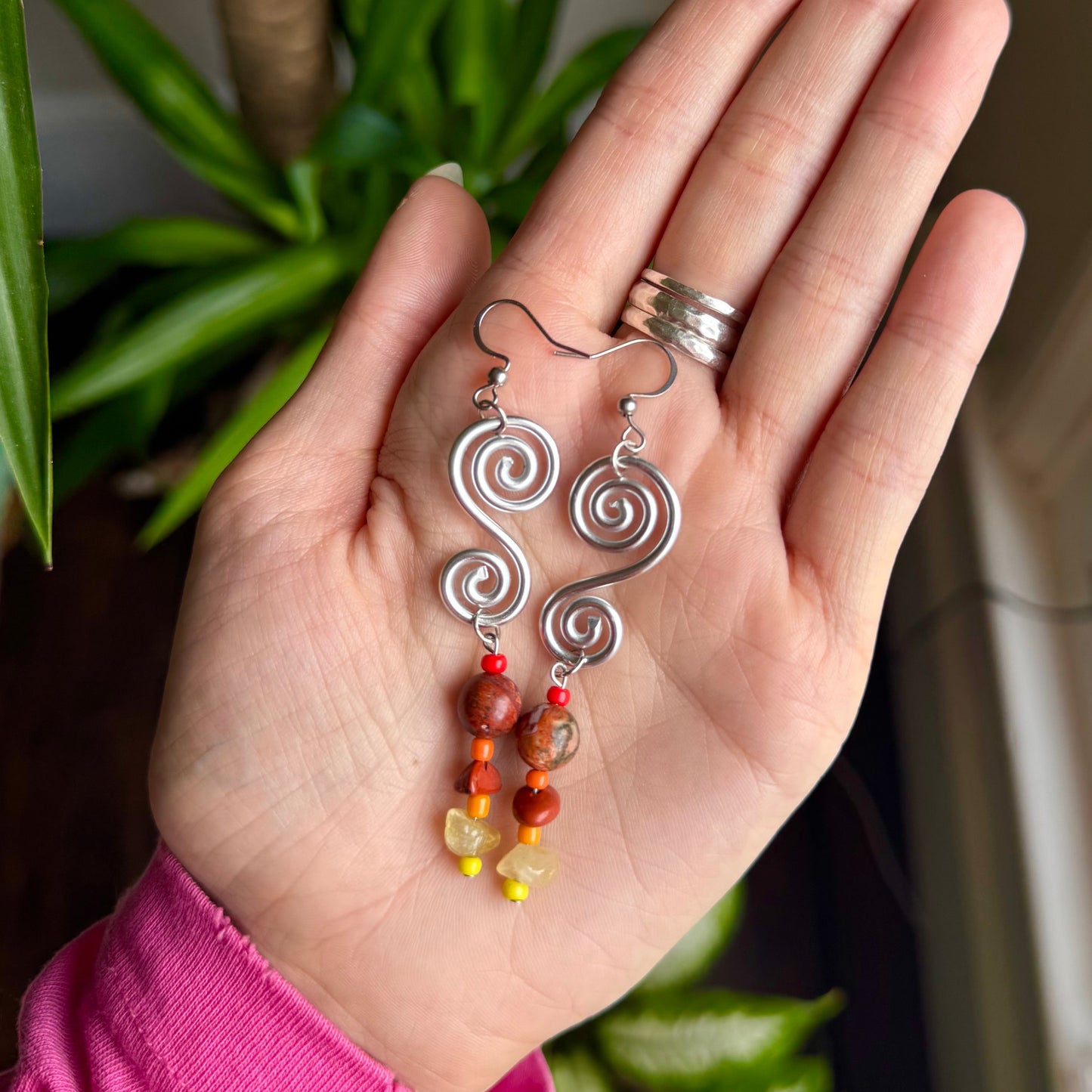 Fireheart Drop Earrings❤️‍🔥