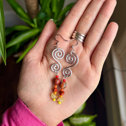 Fireheart Drop Earrings❤️‍🔥