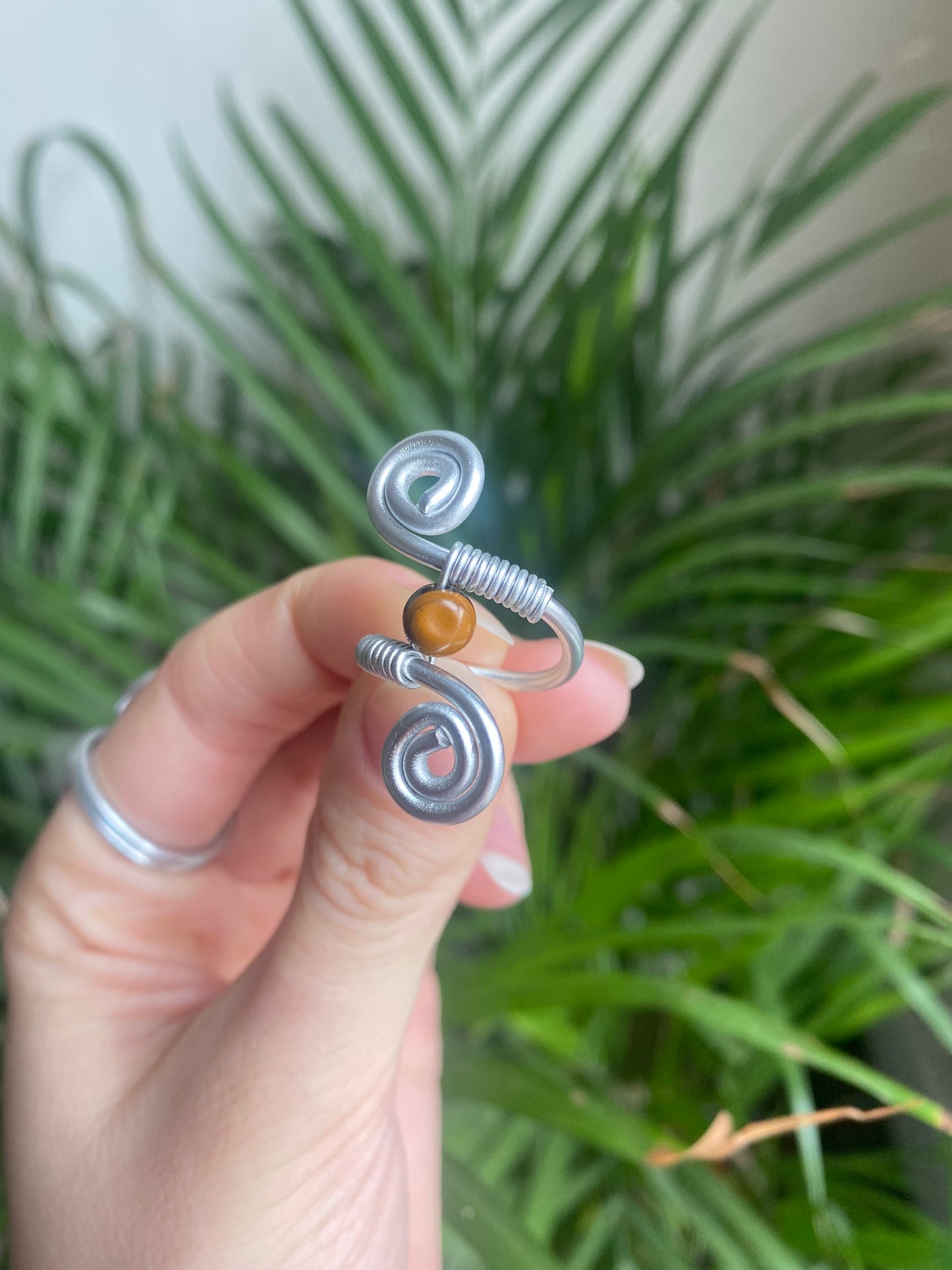 Spiral Gemstone Ring🌀