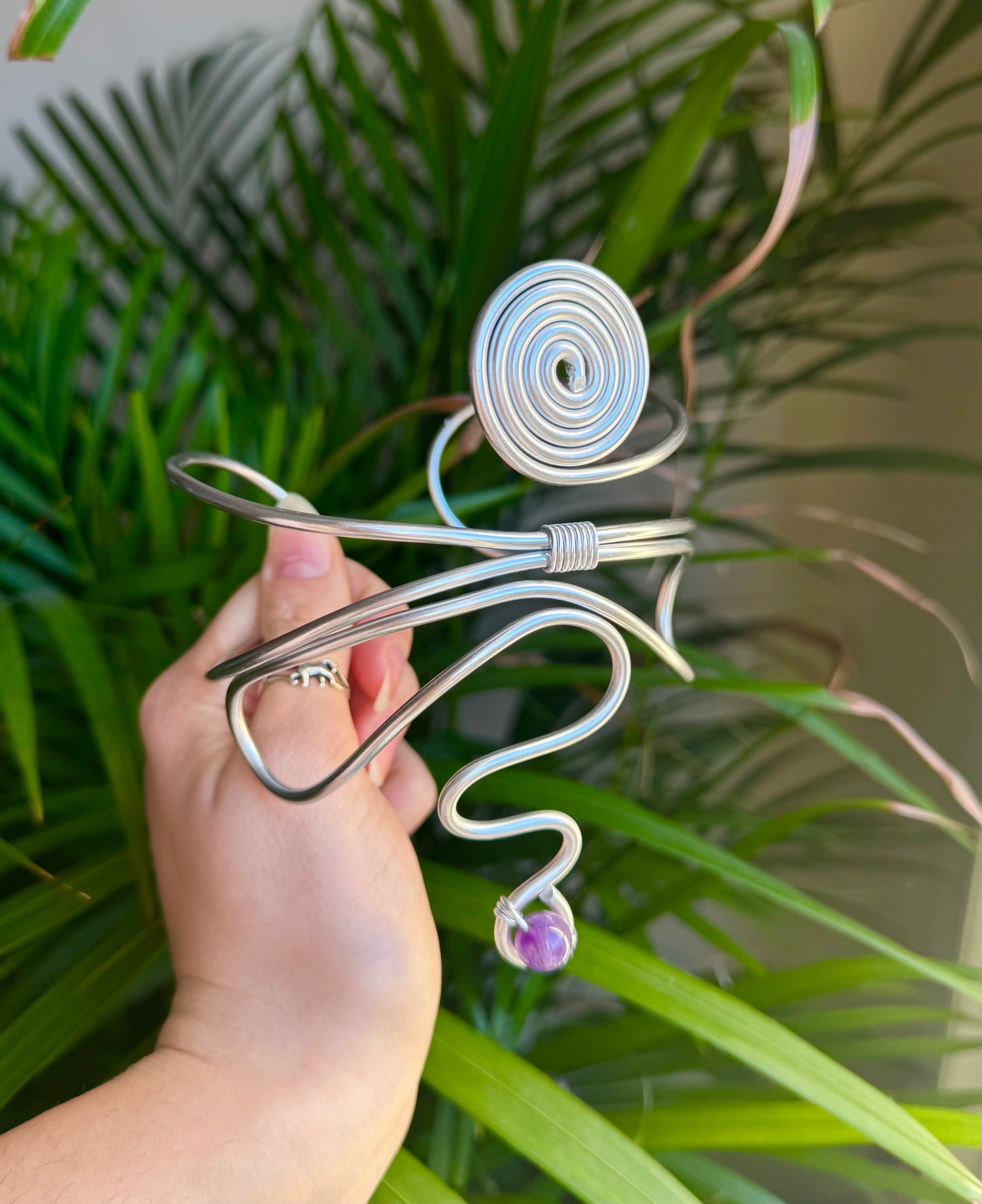 Amethyst Dragonfly Dreams Cuff🪻