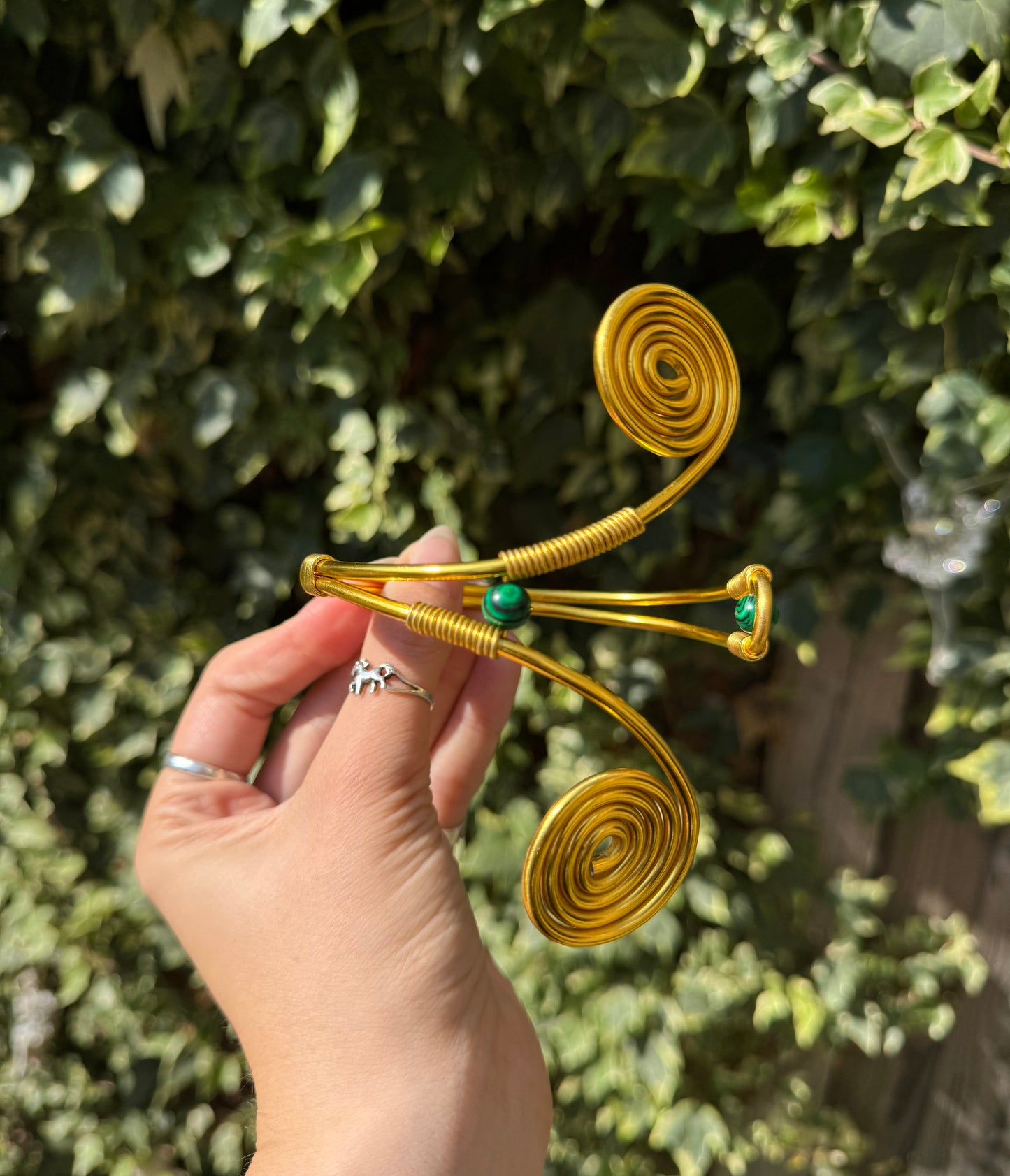 Malachite Arm Cuff🐍