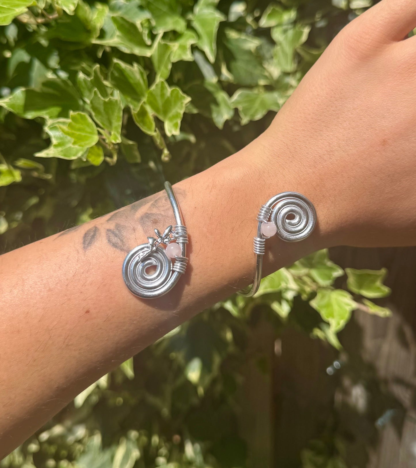 Rose Quartz Fairy Cuff