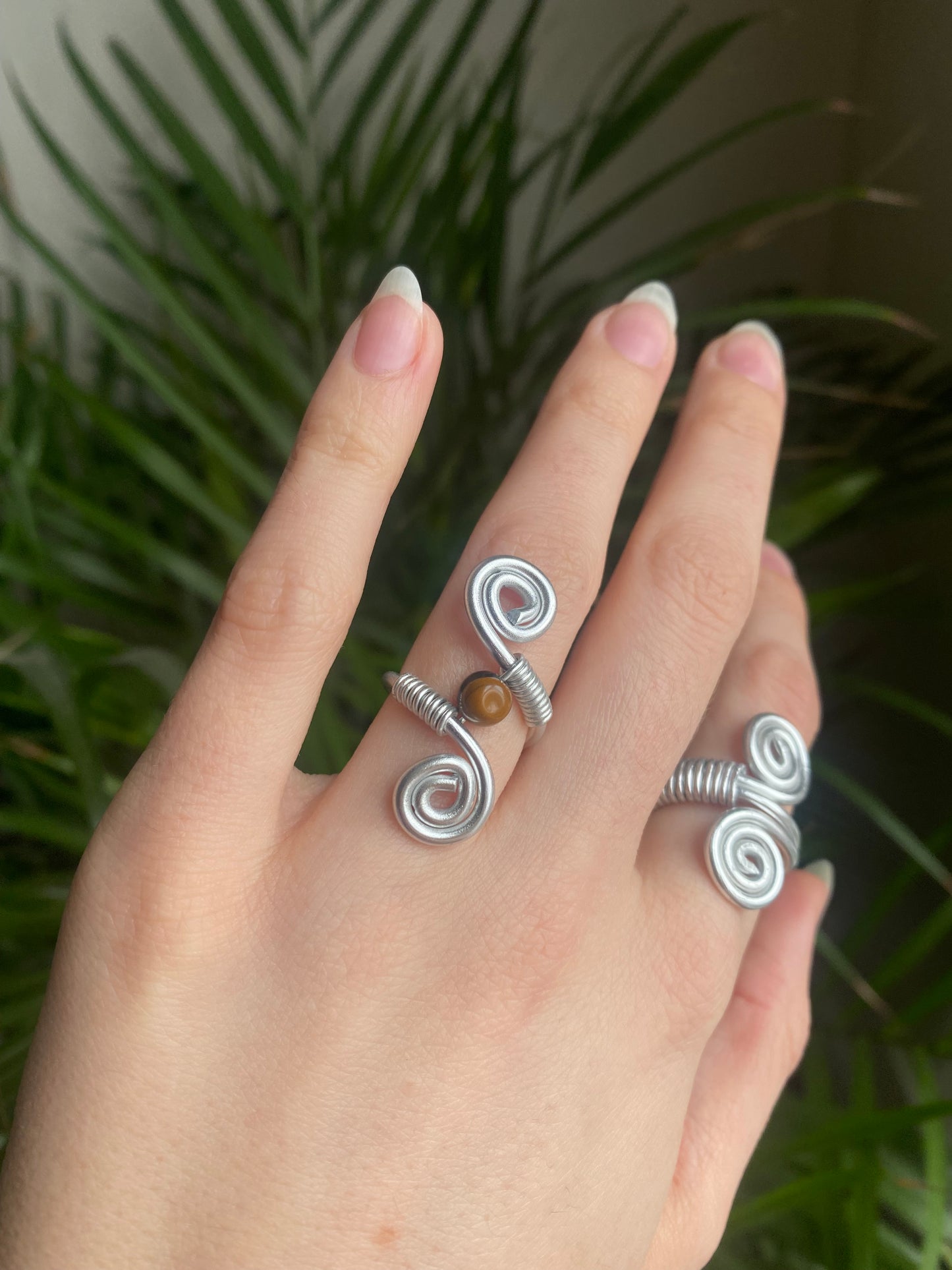 Spiral Gemstone Ring🌀