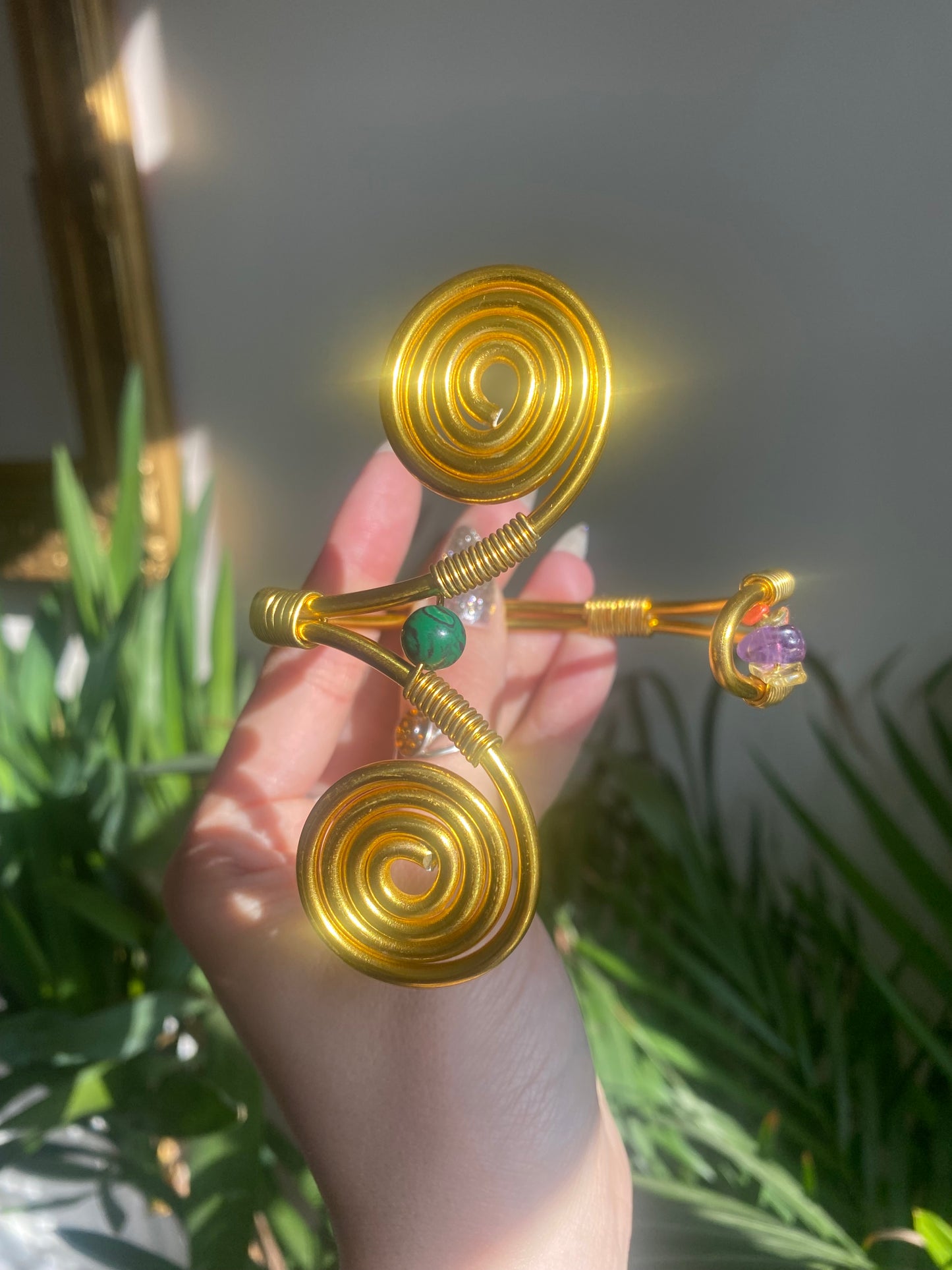 Malachite Crystal MidiCuff