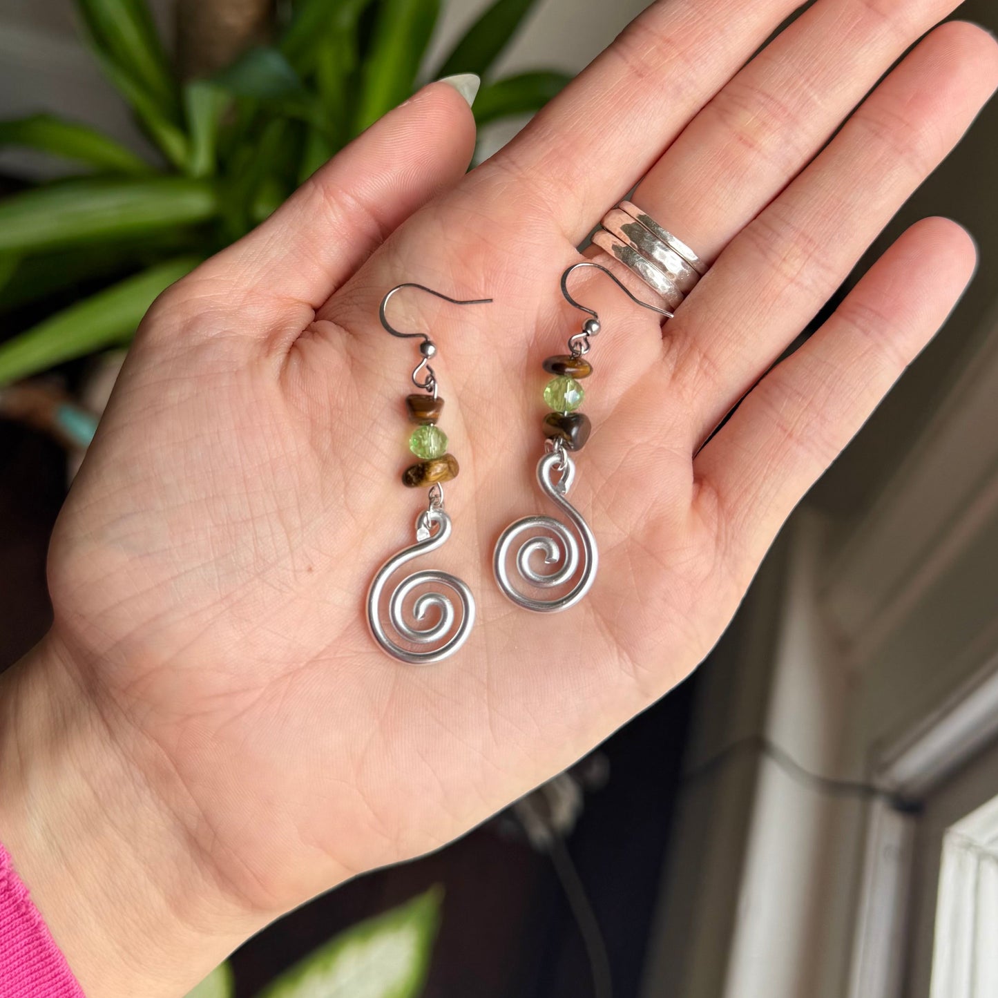 Garden Fairy Spiral Earrings🧚‍♂️