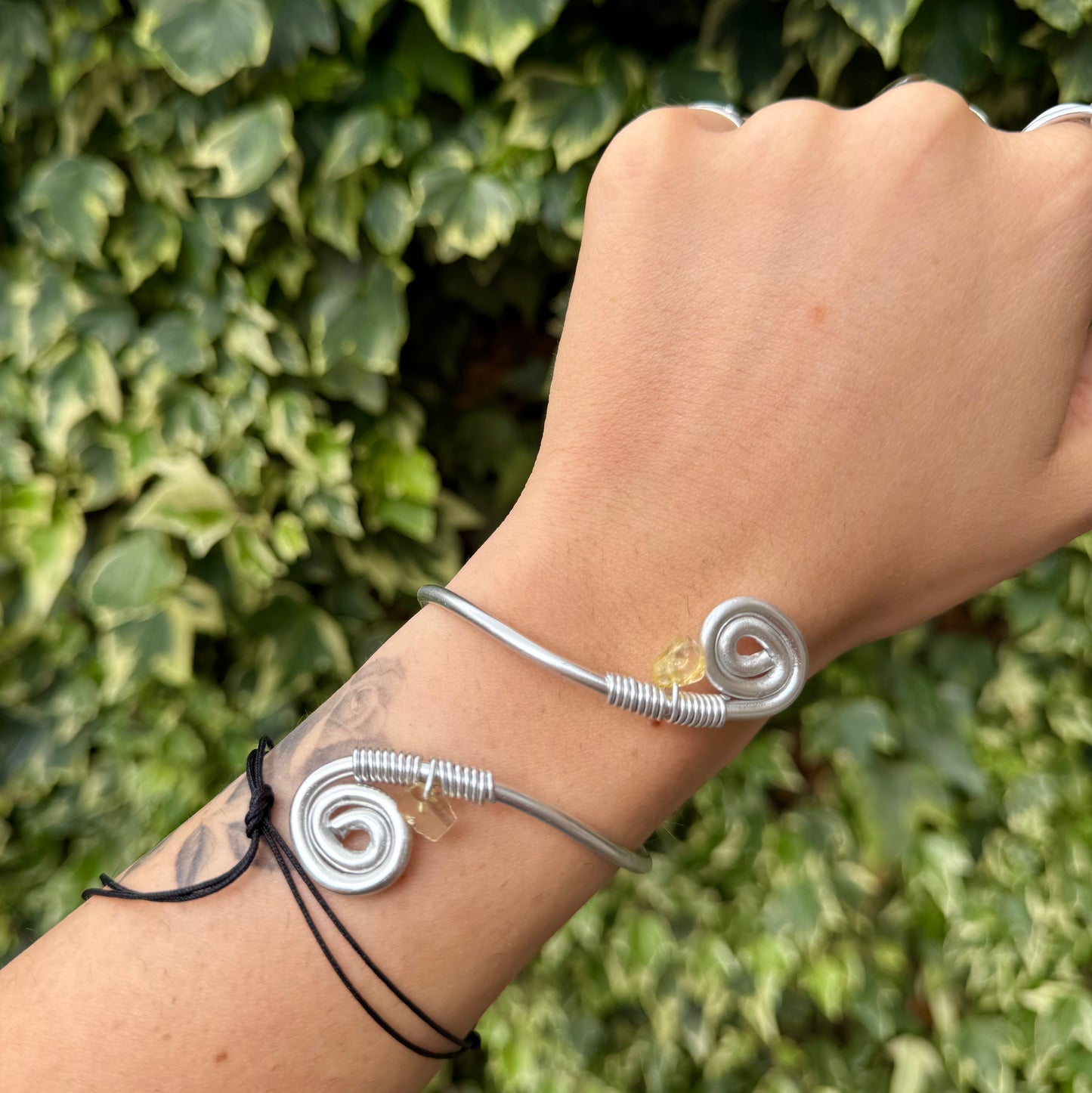 Citrine Spiral Bracelet