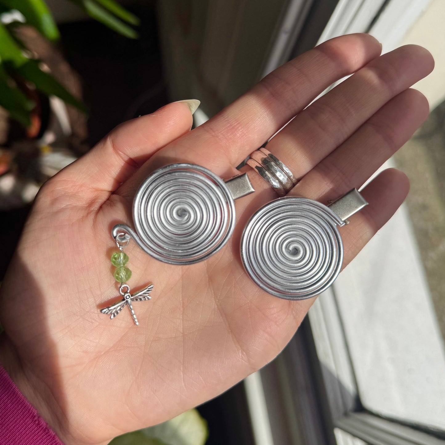 Dragonfly Spiral Clips🌱