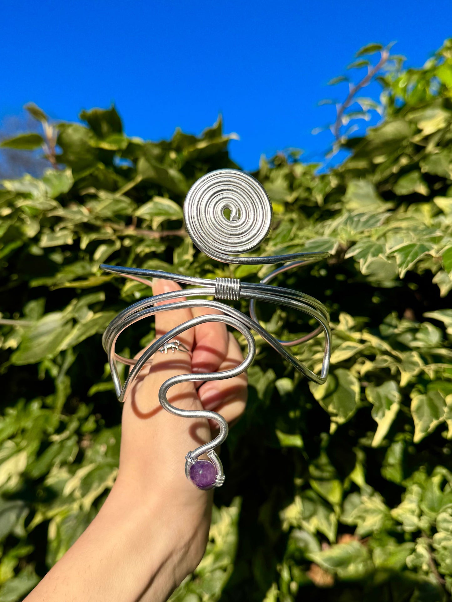 Amethyst Dragonfly Dreams Cuff🪻