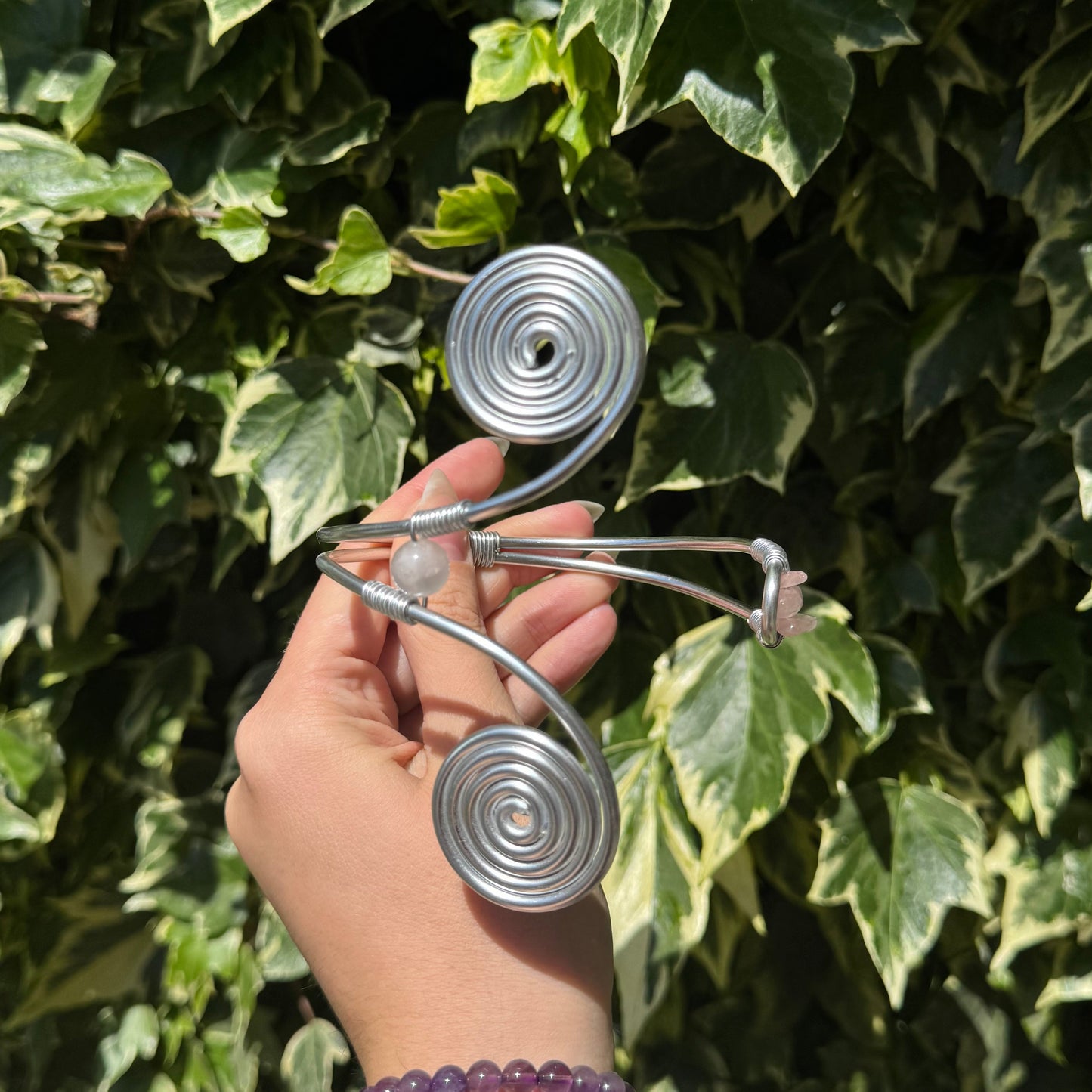 Rose Quartz Arm Cuff🌸