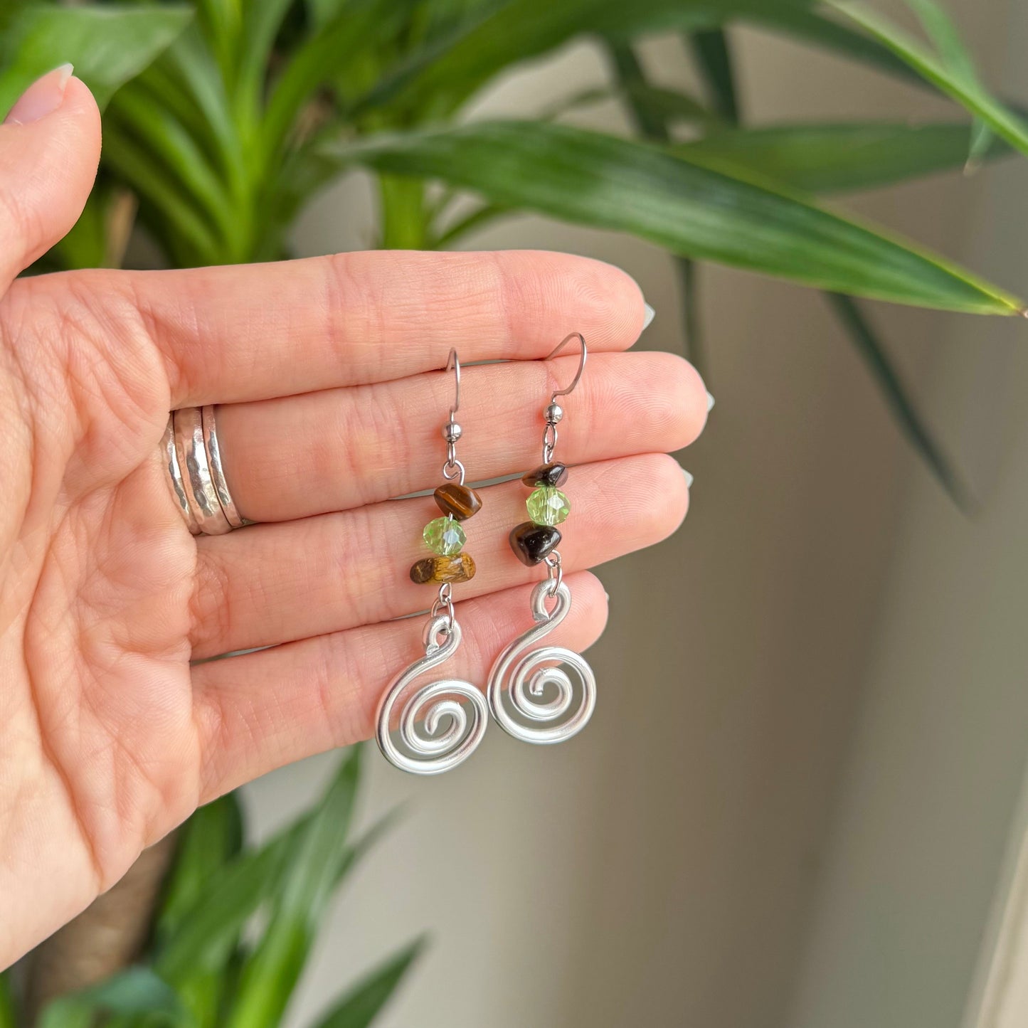 Garden Fairy Spiral Earrings🧚‍♂️