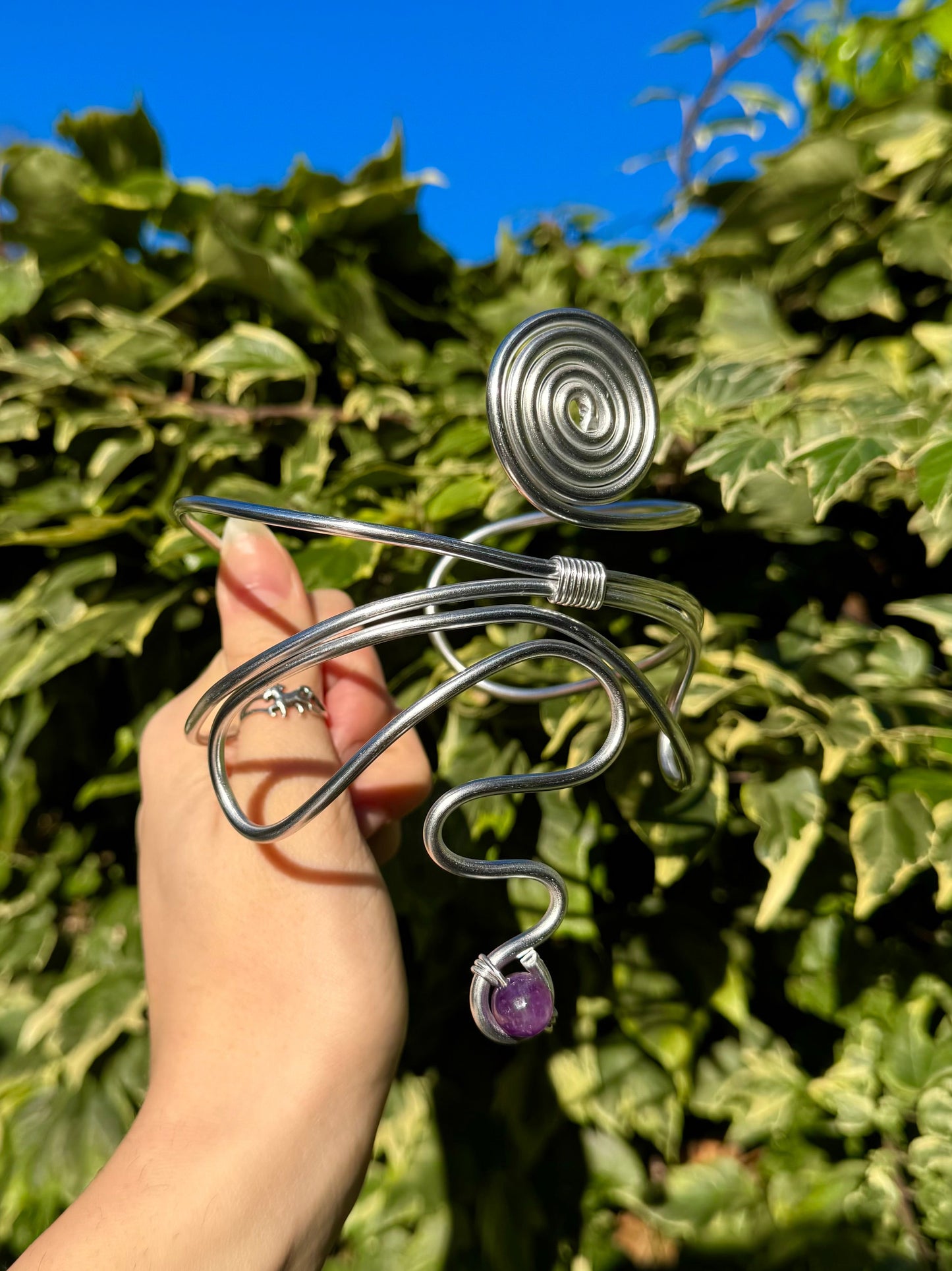 Amethyst Dragonfly Dreams Cuff🪻