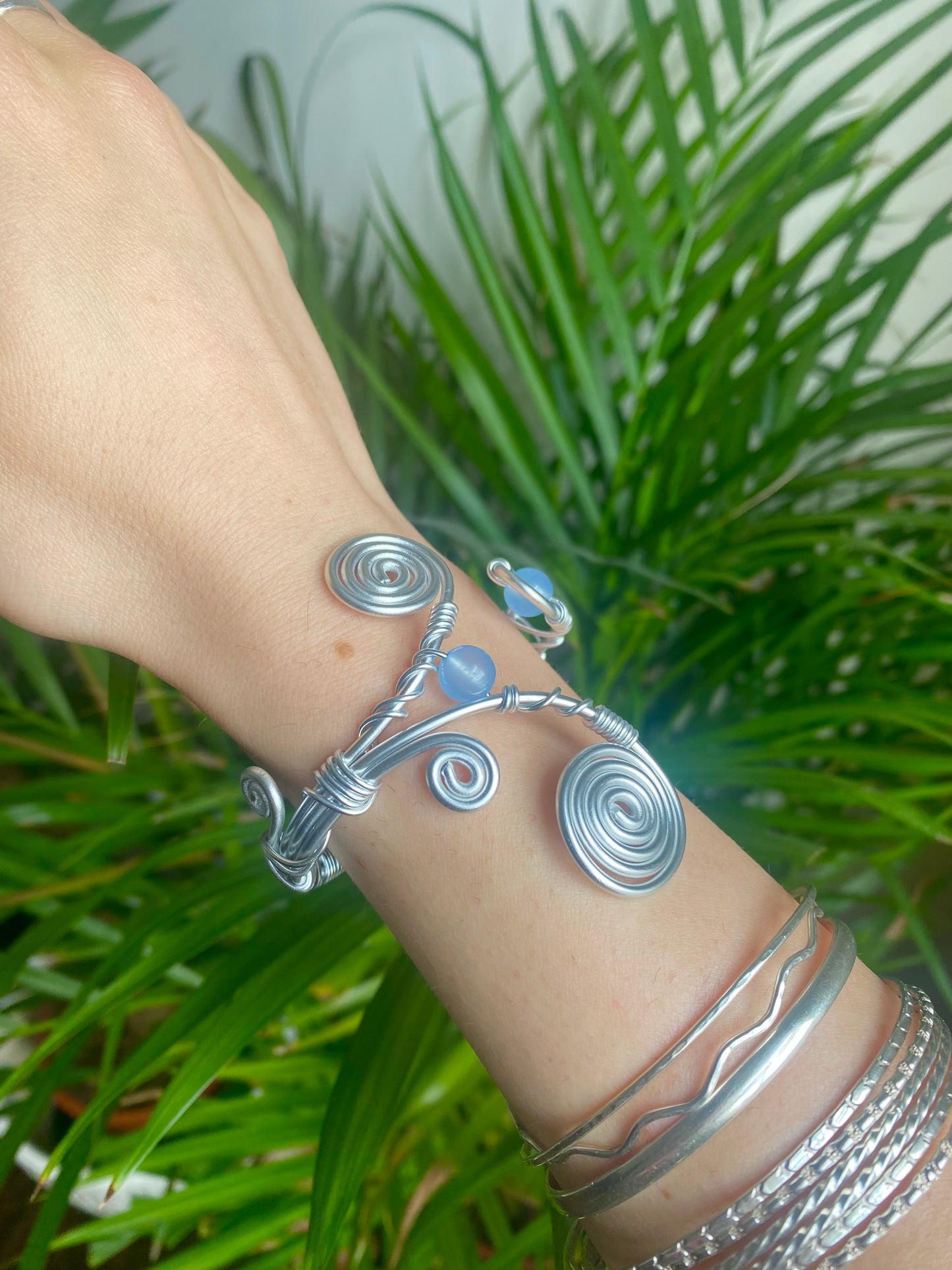 Angelite Wrist Cuff🌱