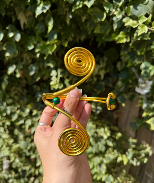 Malachite Arm Cuff🐍